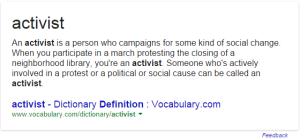 activist definition